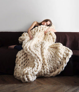 Chunky Knit Blanket