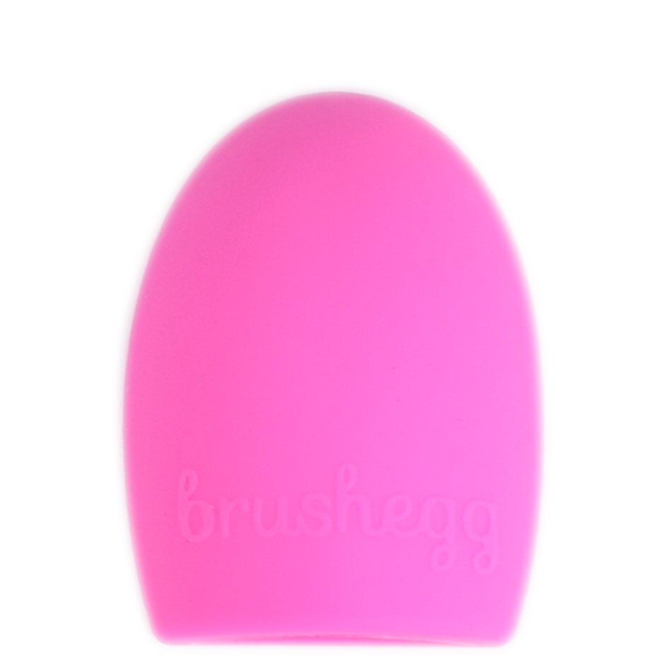 1 Piece Retail JAF Brush Egg for Cleaning Makeup Brushes Silicone Brushegg Finger Glove Make Up Brush Cleaner