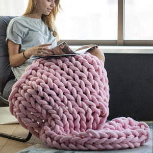 Chunky Knit Blanket