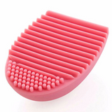 1 Piece Retail JAF Brush Egg for Cleaning Makeup Brushes Silicone Brushegg Finger Glove Make Up Brush Cleaner