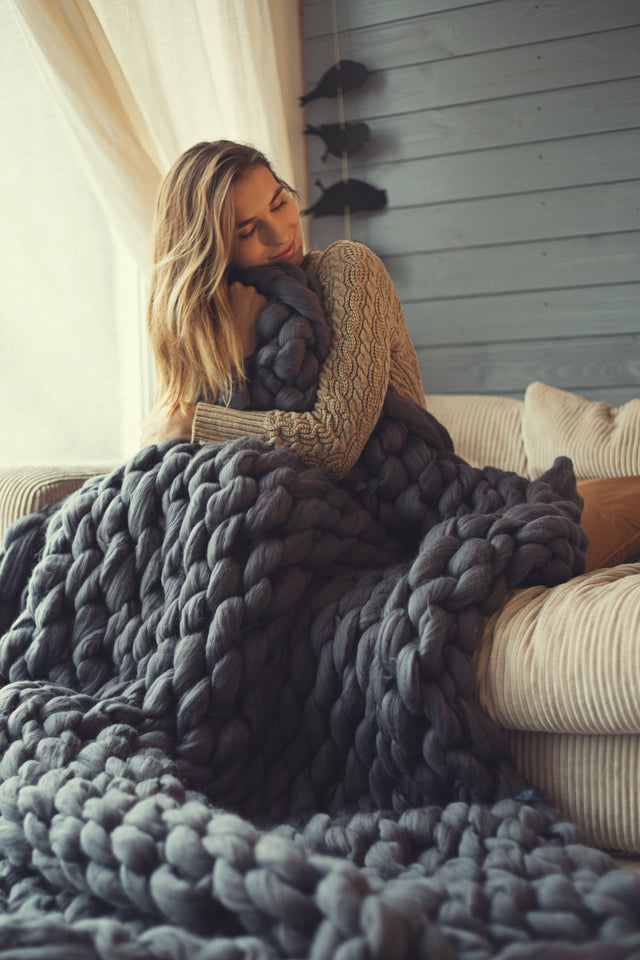 Chunky Knit Blanket