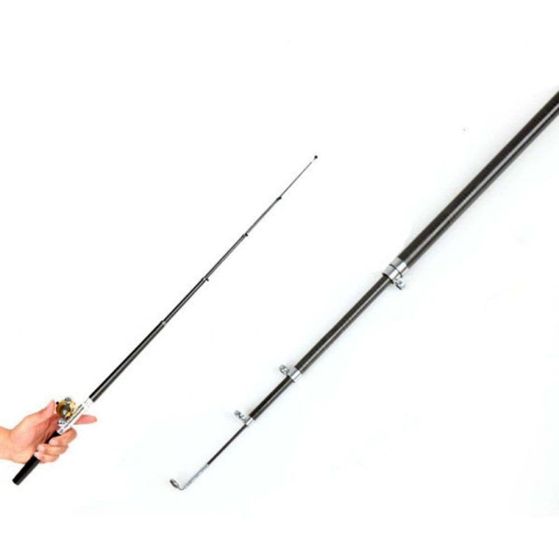 Sougayilang Pen Fishing Rod Portable Pocket Telescopic Mini Fishing Pole  Pen Shape Fishing Rod With Reel Fishing Tackle