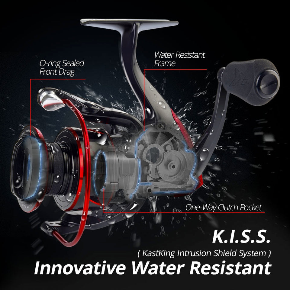 KastKing™ Sharky III Resistance Spinning  for Bass Pike Fishing