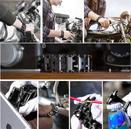 29 In 1 Stainless Steel Multi-Functional Tools Bracelet