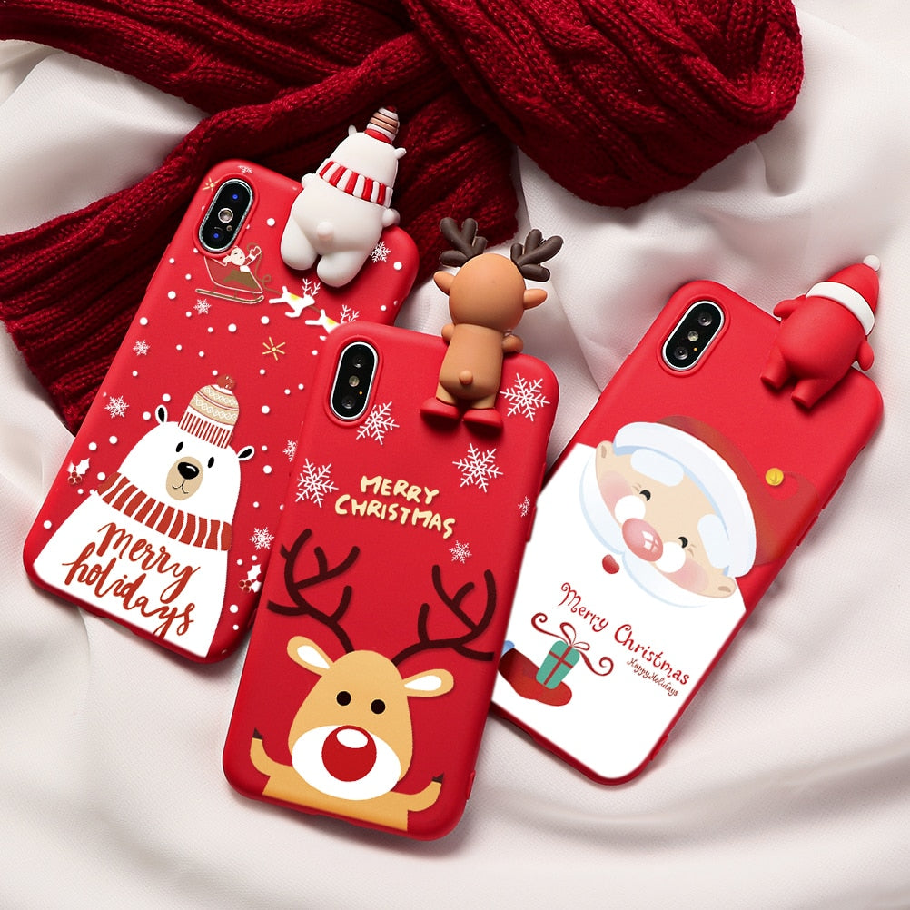 Christmas Cartoon  Apple X/Xs/Xs MAX Case Bear