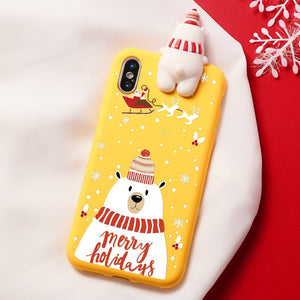 Christmas Cartoon  Apple X/Xs/Xs MAX Case Bear