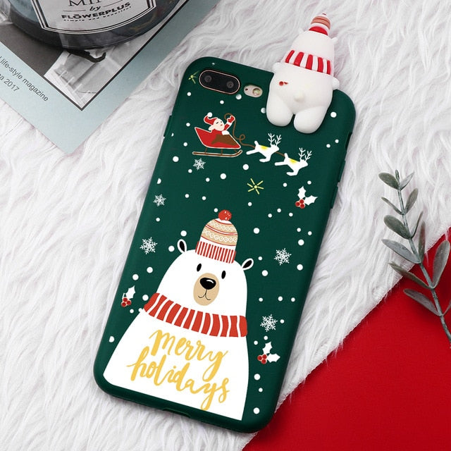 Christmas Cartoon  Apple X/Xs/Xs MAX Case Bear