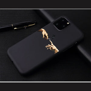 Girl Body Lover Rose Soft Case For iPhone 7 8 Plus X XS Max XR Coque Case For iphone 5 5s SE 6 6s Plus 11Pro Phone Cover Couple