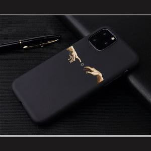 Girl Body Lover Rose Soft Case For iPhone 7 8 Plus X XS Max XR Coque Case For iphone 5 5s SE 6 6s Plus 11Pro Phone Cover Couple