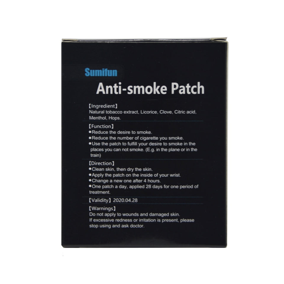 Anti-Smoke Patch