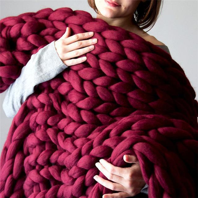 Chunky Knit Blanket