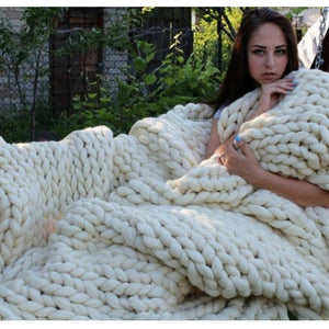 Chunky Knit Blanket