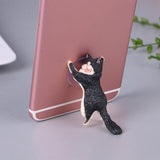 Adorable Happy Cat Phone Holder For Samsung or iPhone