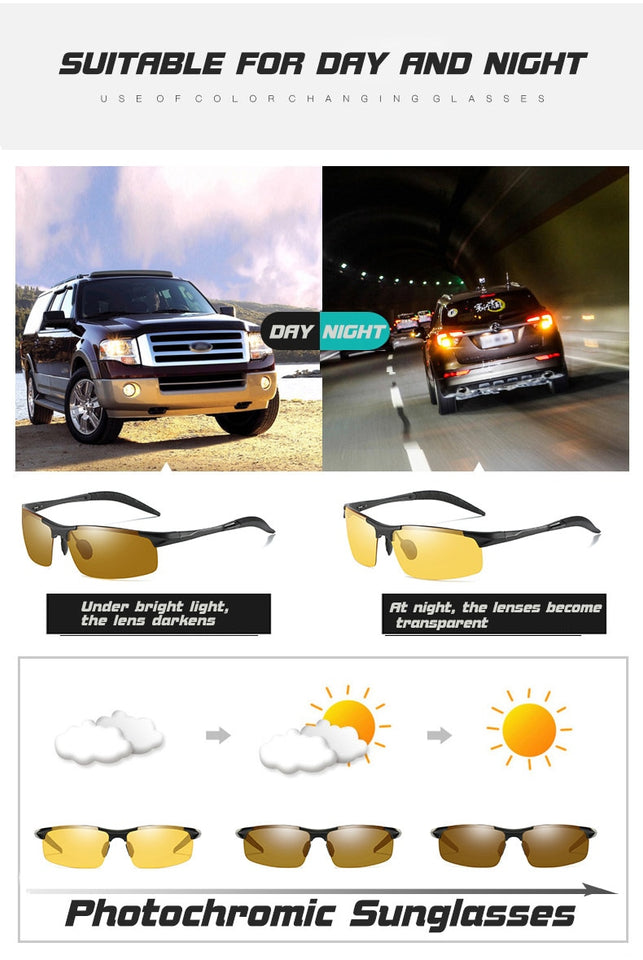 Driving  Photochromic Sunglasses