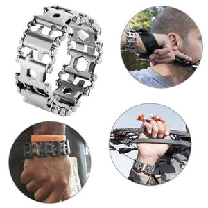 29 In 1 Stainless Steel Multi-Functional Tools Bracelet